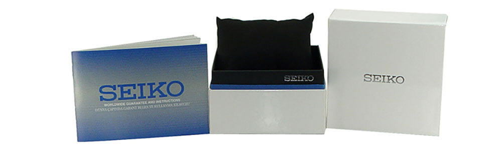 Hộp và thẻ bảo hành đồng hồ Seiko 5 chính hãng
